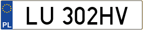 Truck License Plate